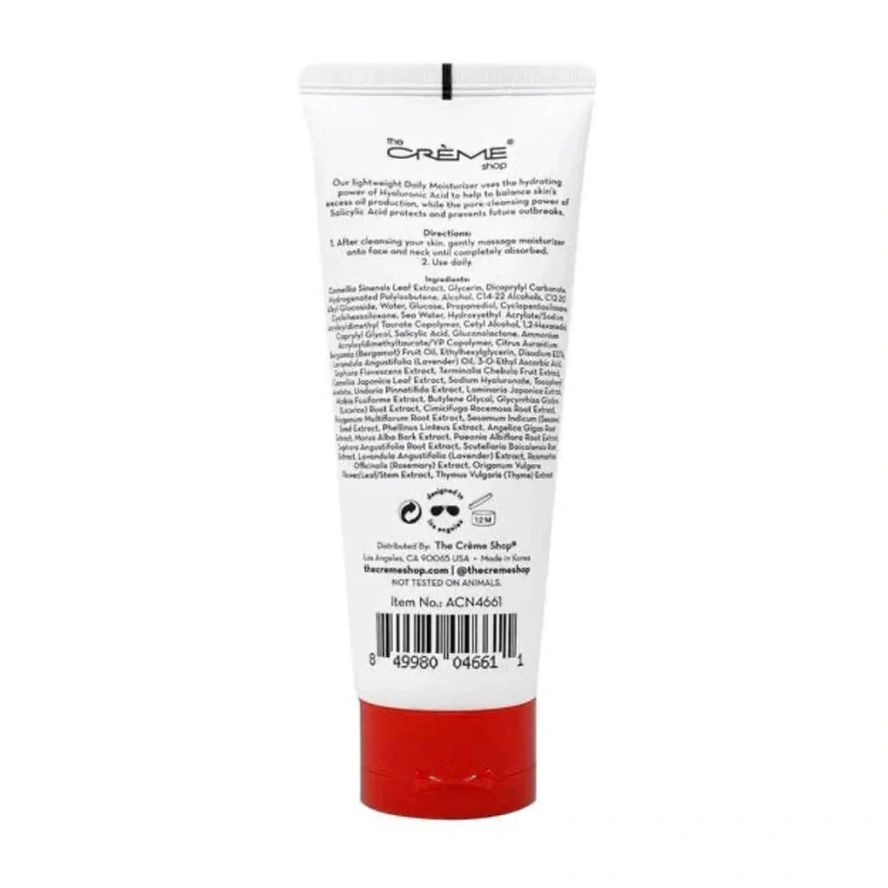 💕NWT The Crème Shop - What Acne Daily Moisturizer. Part of 3 for $25